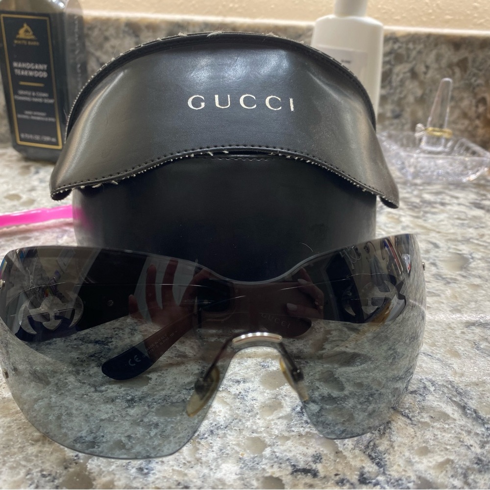 Gucci Black Sunglasses with Case